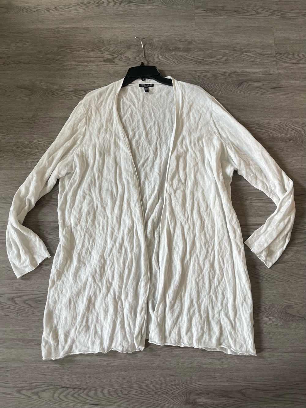 Eileen Fischer open front long cardigan Open-Front 2x
